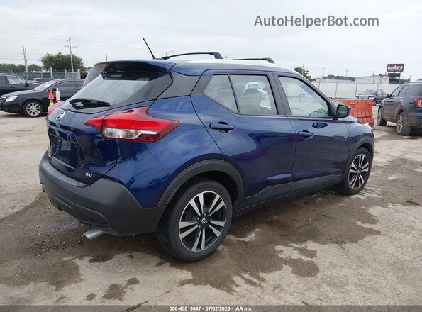 3N1CP5CU0JL532103 2018 NISSAN KICKS Blue Задня права чверть