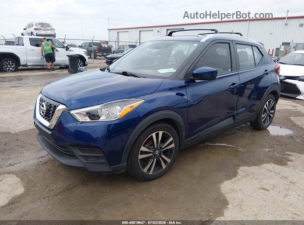 3N1CP5CU0JL532103 2018 NISSAN KICKS Blue Передня ліва чверть