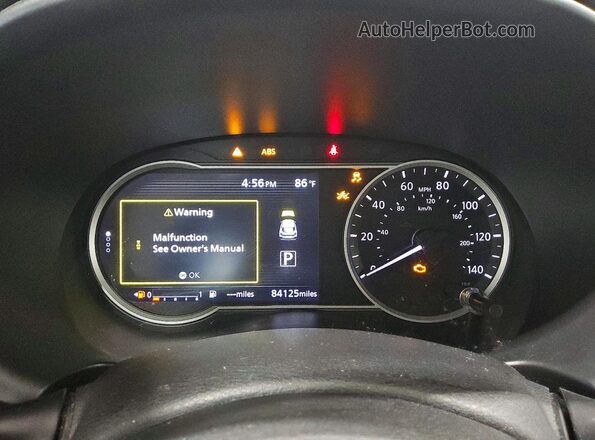 3N1CP5CU0JL534496 2018 NISSAN KICKS Белый Вид щитка приборов