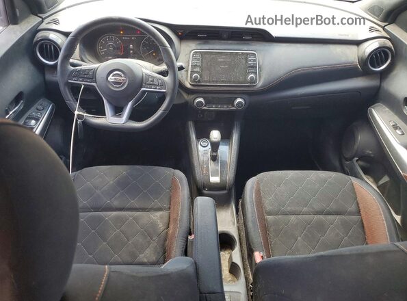 3N1CP5CU0JL538158 2018 NISSAN KICKS Orange Dashboard view