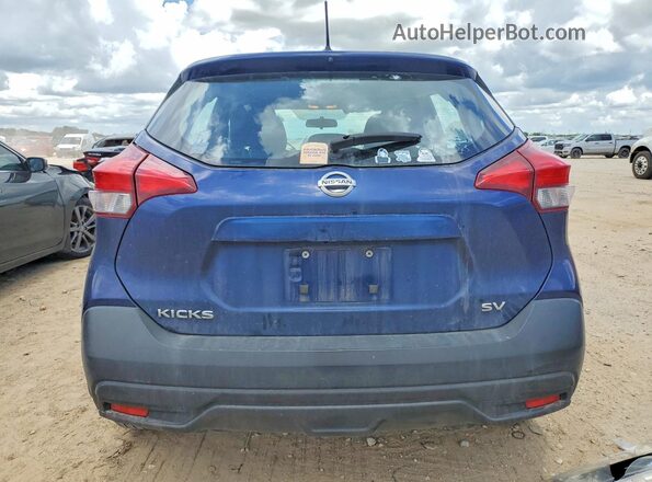 3N1CP5CU0JL543506 2018 NISSAN KICKS Blue Rear view