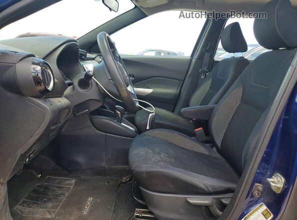 3N1CP5CU0JL543506 2018 NISSAN KICKS Blue Front interior view