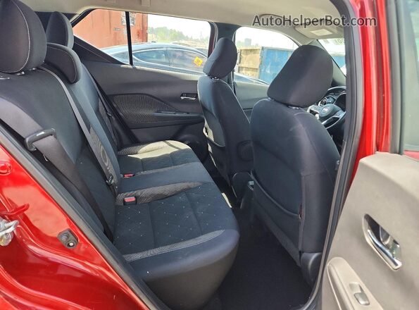 3N1CP5CU0KL536198 2019 NISSAN KICKS Red Vista interior trasera