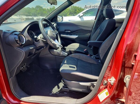 3N1CP5CU0KL536198 2019 NISSAN KICKS Red Vista interior delantera