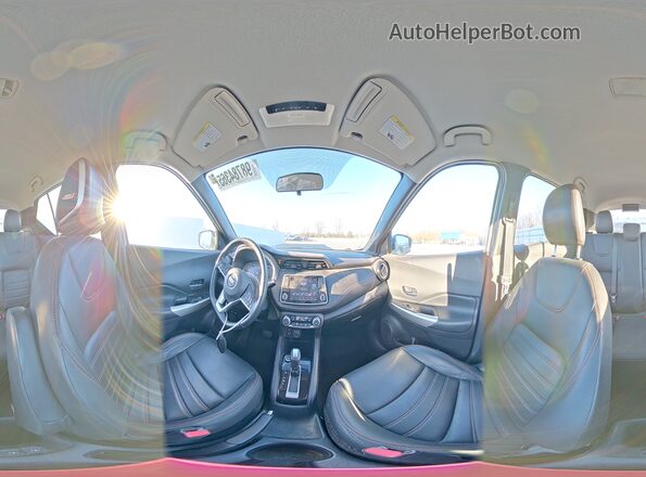3N1CP5CU0KL569038 2019 NISSAN KICKS White 360 interior view