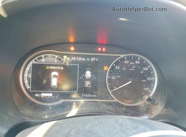 3N1CP5CU1JL540744 2018 NISSAN KICKS Maroon Вид щитка приладів