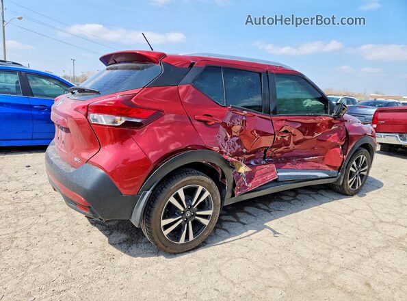 3N1CP5CU1JL540744 2018 NISSAN KICKS Maroon Задня права чверть