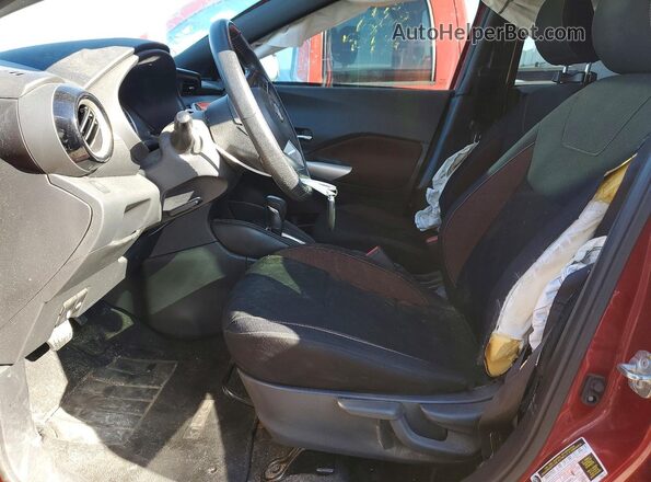 3N1CP5CU1JL540744 2018 NISSAN KICKS Maroon Вид салону спереду