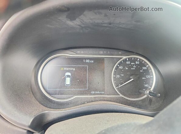 3N1CP5CU1KL537361 2019 NISSAN KICKS White Instrument cluster view