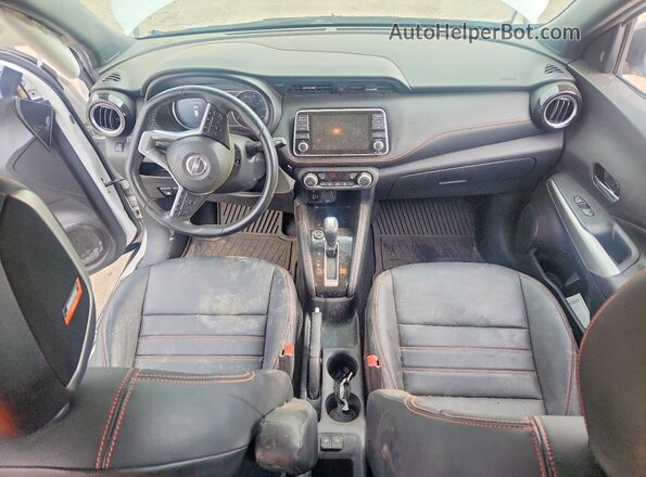 3N1CP5CU1KL537361 2019 NISSAN KICKS White Dashboard view