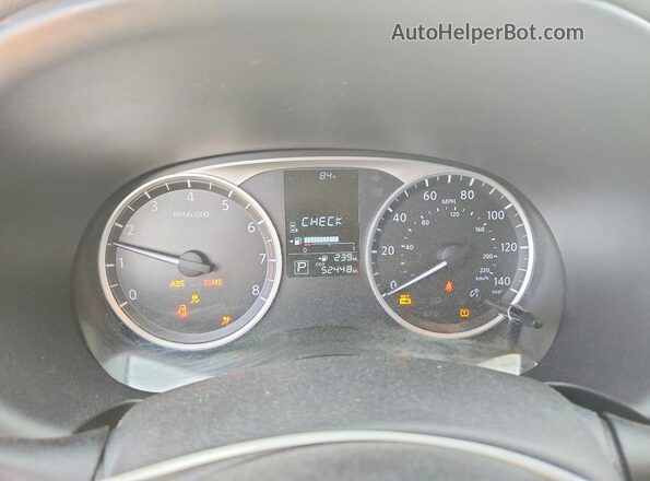 3N1CP5CU1KL548859 2019 NISSAN KICKS Серебряный Вид щитка приборов