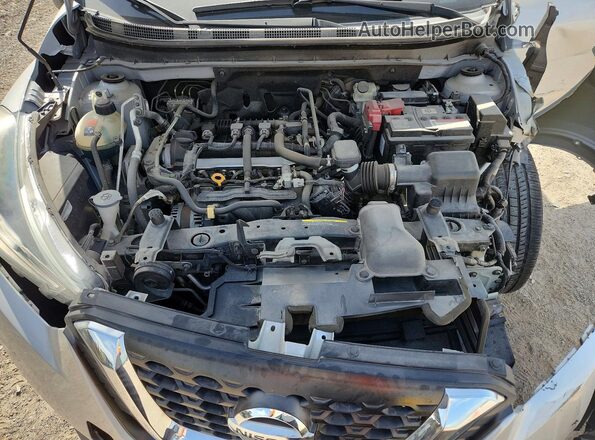 3N1CP5CU1KL548859 2019 NISSAN KICKS Серебряный Вид подкапотного пространства