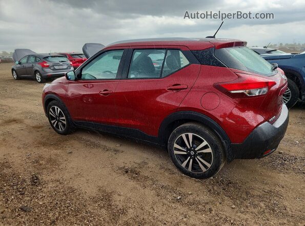 3N1CP5CU1KL563409 2019 NISSAN KICKS Red Задня ліва чверть