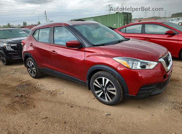 3N1CP5CU1KL563409 2019 NISSAN KICKS Red Передня права чверть