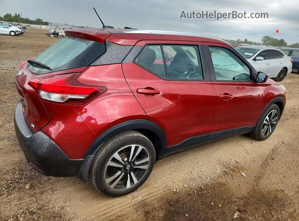 3N1CP5CU1KL563409 2019 NISSAN KICKS Red Задня права чверть