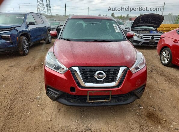 3N1CP5CU1KL563409 2019 NISSAN KICKS Red Вид спереду