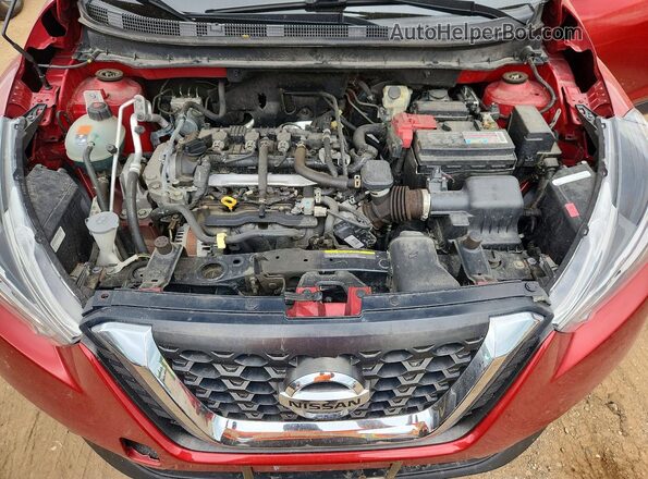 3N1CP5CU1KL563409 2019 NISSAN KICKS Red Вид задньої частини салону