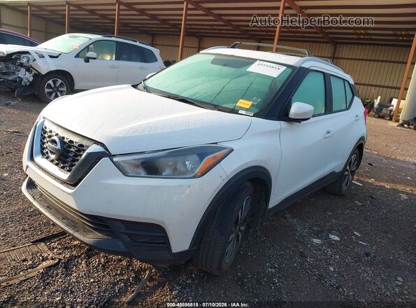 3N1CP5CU2JL509230 2018 NISSAN KICKS White Vista tres cuartos delantera izquierda