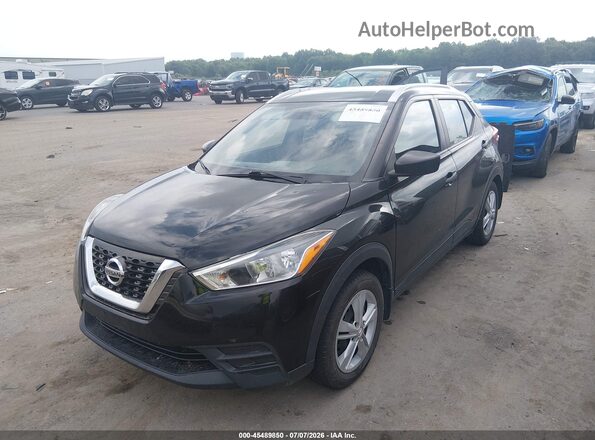 3N1CP5CU2KL505874 2019 NISSAN KICKS Black წინა მარცხენა ხედი სამი მეოთხედიდან