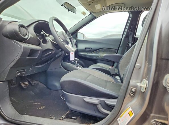3N1CP5CU3JL522827 2018 NISSAN KICKS Gray წინა სალონის ხედი