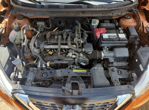 3N1CP5CU3JL528224 2018 NISSAN KICKS Orange Engine compartment view