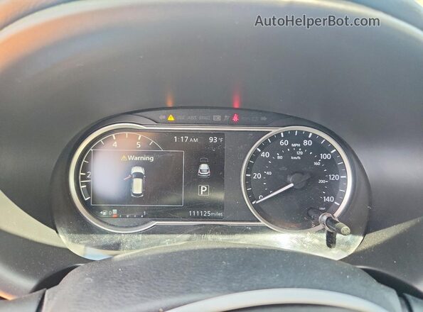 3N1CP5CU3JL528224 2018 NISSAN KICKS Orange Instrument cluster view