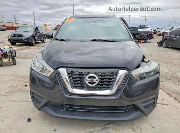 3N1CP5CU3JL535576 2018 NISSAN KICKS Black Front view
