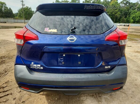 3N1CP5CU3JL545153 2018 NISSAN KICKS Blue Widok z tyłu