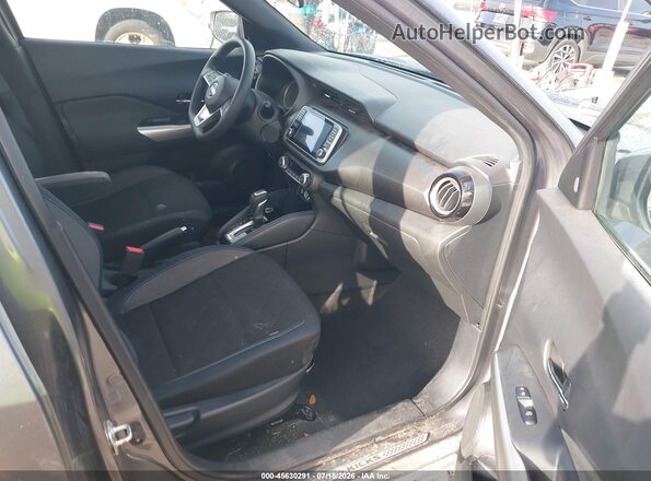 3N1CP5CU3KL471833 2019 NISSAN KICKS Gray Вид салону спереду