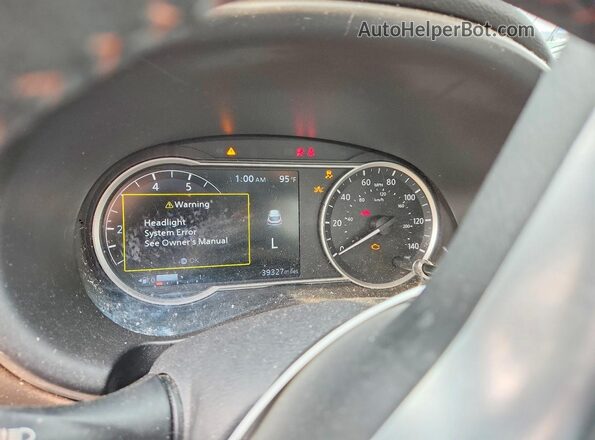 3N1CP5CU3KL532677 2019 NISSAN KICKS Blue Вид щитка приладів