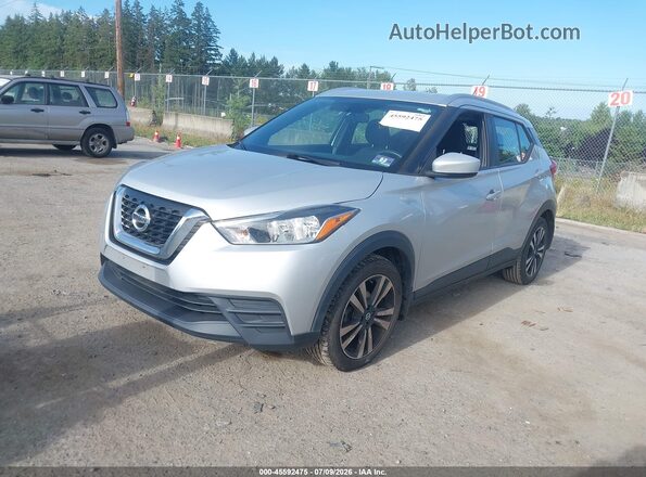 3N1CP5CU3KL534056 2019 NISSAN KICKS Silver Front left