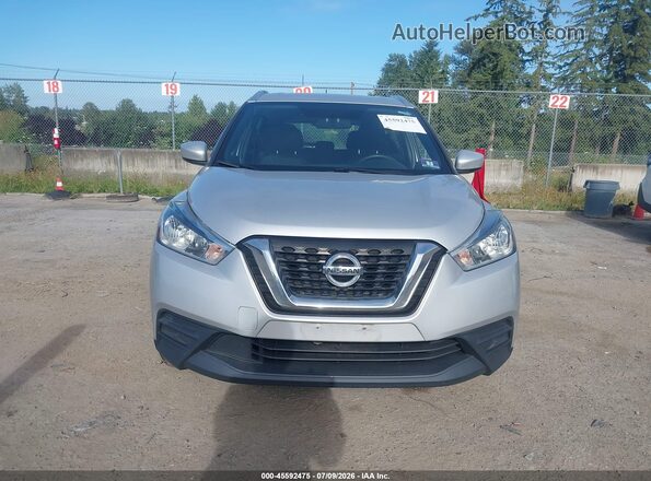 3N1CP5CU3KL534056 2019 NISSAN KICKS Silver Instrument cluster view