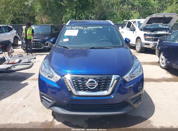 3N1CP5CU3KL555456 2019 NISSAN KICKS Blue ხელსაწყოთა პანელის ხედი