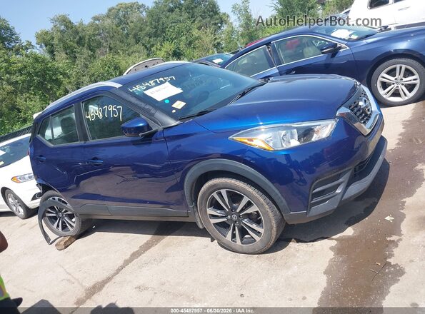 3N1CP5CU3KL555456 2019 NISSAN KICKS Blue უკანა სალონის ხედი
