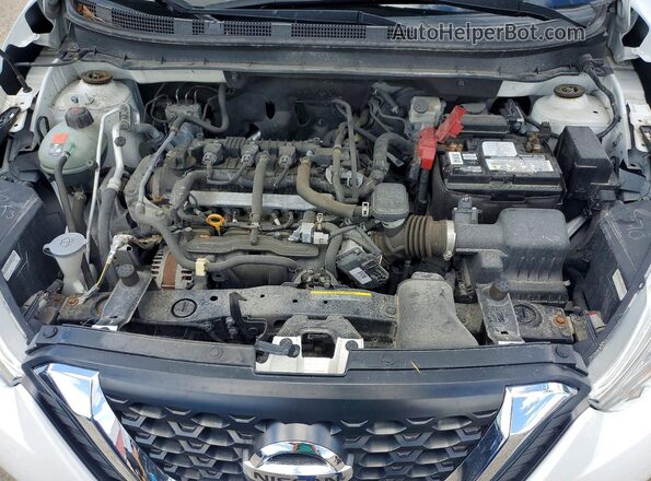 3N1CP5CU3KL558504 2019 NISSAN KICKS White ძრავის განყოფილების ხედი