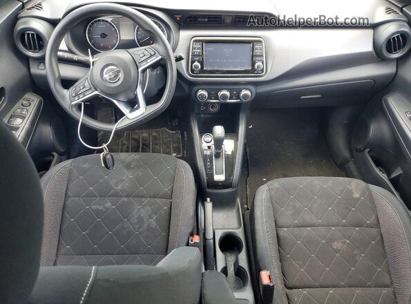 3N1CP5CU3KL558504 2019 NISSAN KICKS White წინა პანელის ხედი