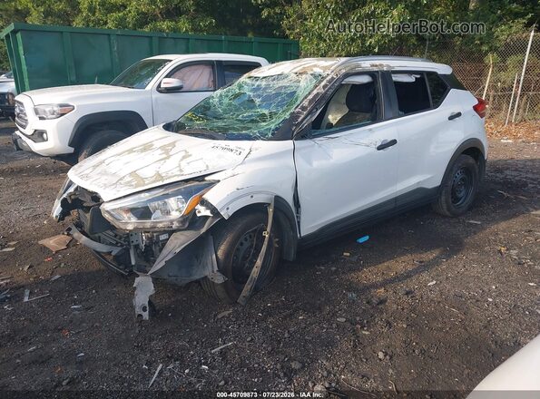 3N1CP5CU4JL517281 2018 NISSAN KICKS White წინა მარცხენა ხედი სამი მეოთხედიდან