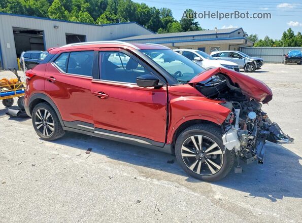 3N1CP5CU4JL522173 2018 NISSAN KICKS Maroon Передня права чверть