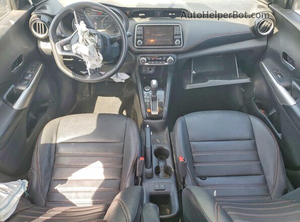 3N1CP5CU4KL496076 2019 NISSAN KICKS Silver Առջևի վահանակի տեսք