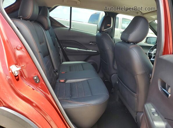 3N1CP5CU4KL537077 2019 NISSAN KICKS Red უკანა სალონის ხედი
