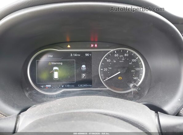 3N1CP5CU4KL544224 2019 NISSAN KICKS Gray უკანა სავარძლების ხედი