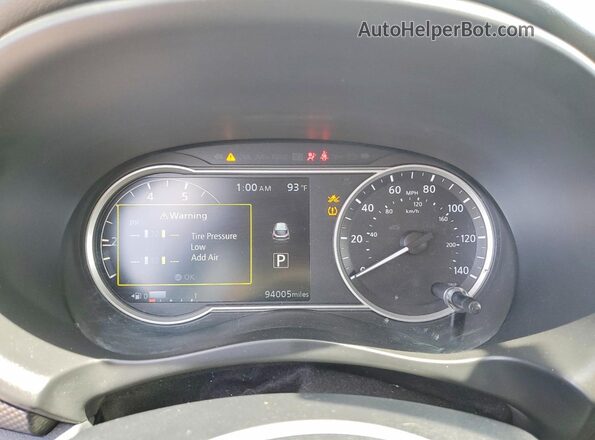 3N1CP5CU4KL551142 2019 NISSAN KICKS Silver Vista del cuadro de instrumentos