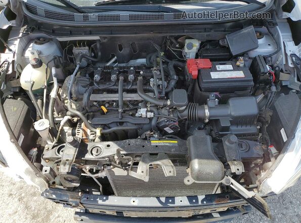 3N1CP5CU4KL551142 2019 NISSAN KICKS Silver Vista del compartimento del motor