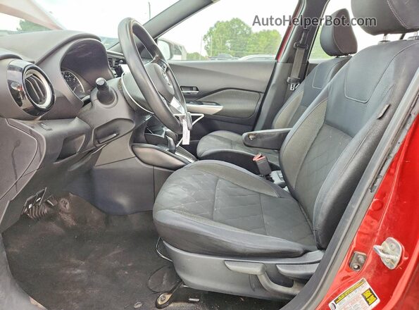 3N1CP5CU5JL531934 2018 NISSAN KICKS Red წინა სალონის ხედი
