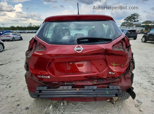 3N1CP5CU5JL531934 2018 NISSAN KICKS Red უკანა ხედი