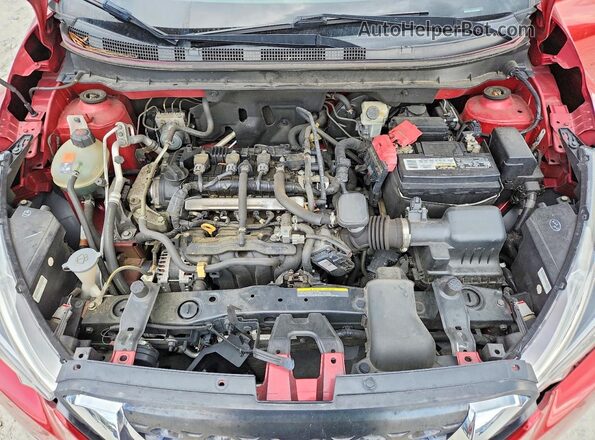 3N1CP5CU5JL531934 2018 NISSAN KICKS Red ძრავის განყოფილების ხედი
