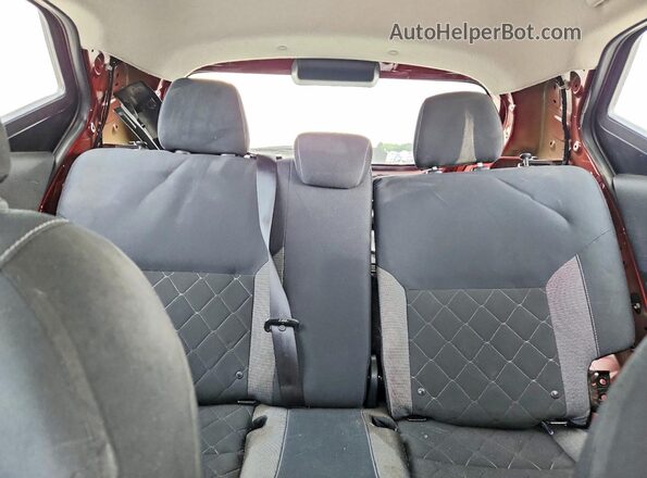 3N1CP5CU5JL531934 2018 NISSAN KICKS Red უკანა სავარძლების ხედი