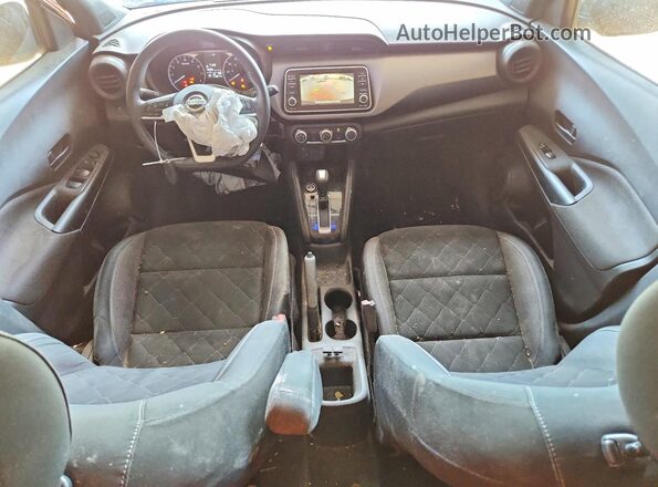3N1CP5CU5KL498855 2019 NISSAN KICKS Gray წინა პანელის ხედი