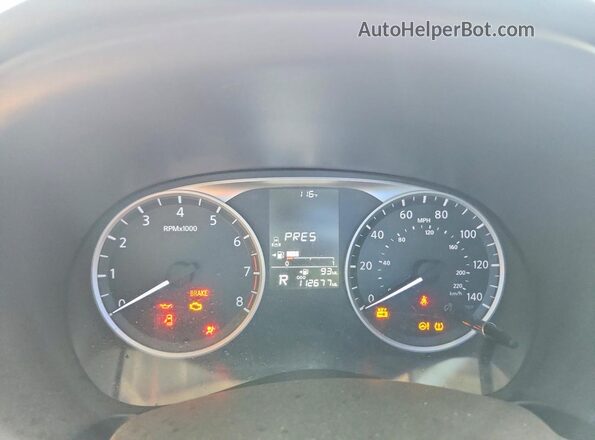 3N1CP5CU5KL498855 2019 NISSAN KICKS Gray ხელსაწყოთა პანელის ხედი