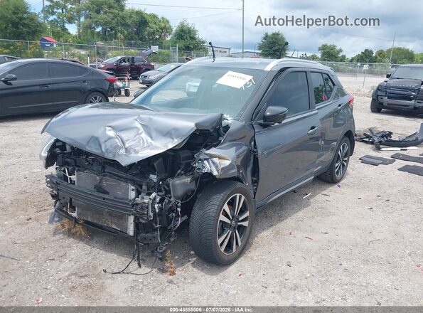 3N1CP5CU5KL516383 2019 NISSAN KICKS Gray Front left